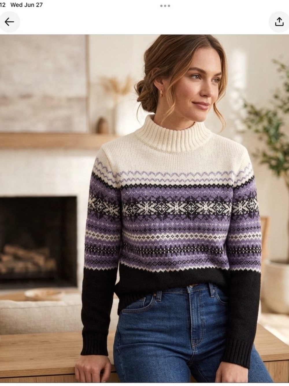 Fair Isle Cozy Sweater